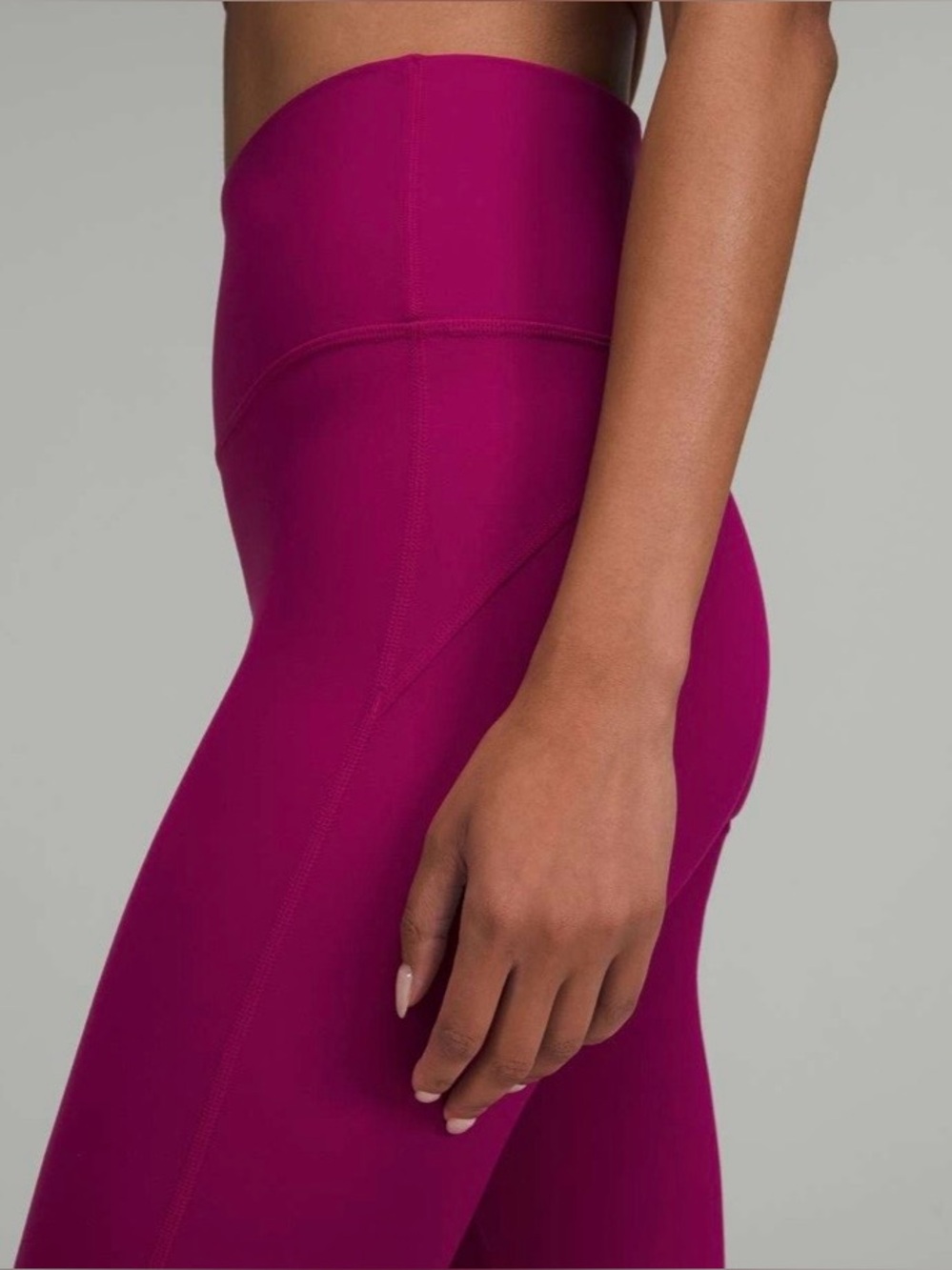 NWT Lululemon Groove Super-High-Rise Flared Pant Nulu Magenta Purple Size 12 - Picture 4 of 12